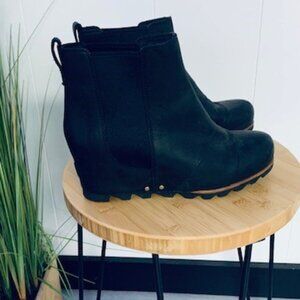 Womens size 9 Sorel Lea Leather Black Boots - Never Worn New Without Tags